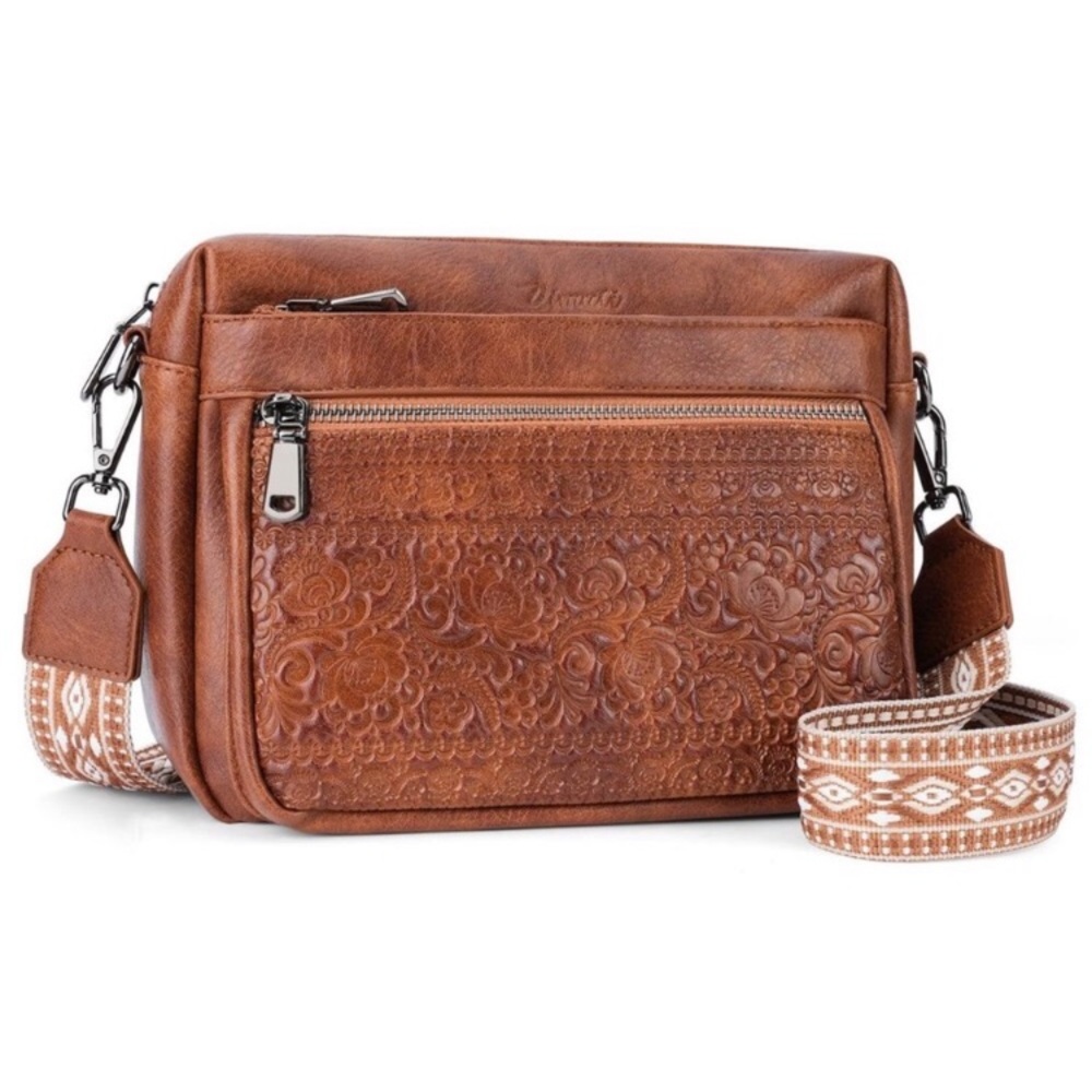 Crossbody Bags Trendy, Leather Crossbody Purses Embossed new
